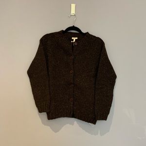 Brown cardigan